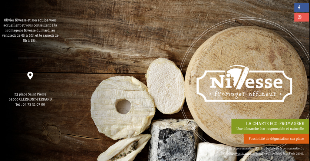 Adresse et Contact Fromagerie Nivesse