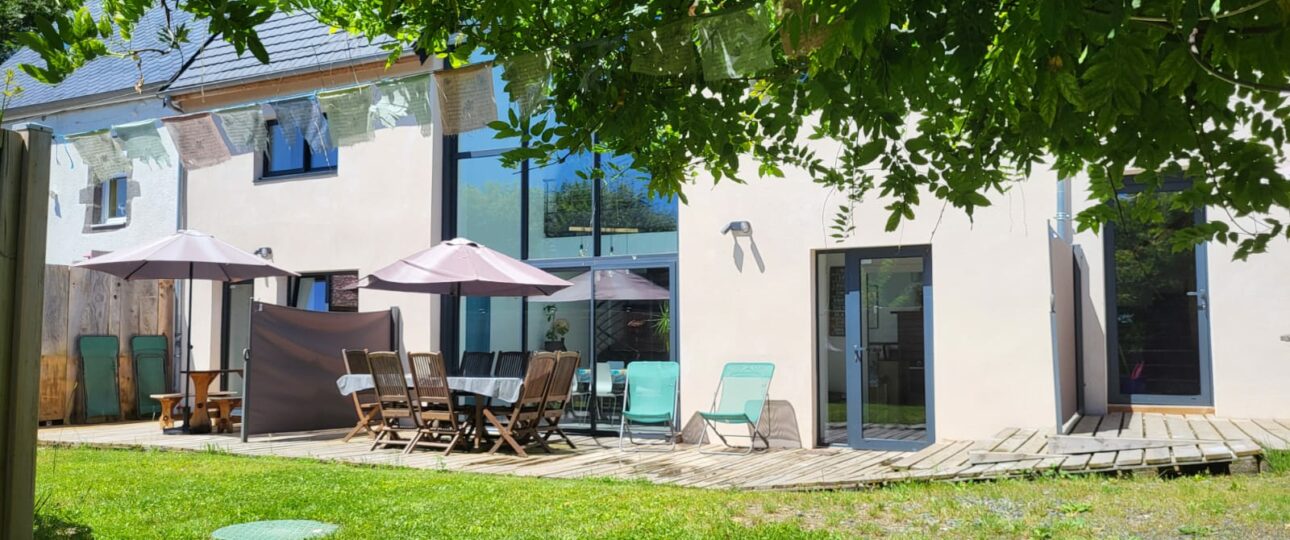 Vue globale des 3 gîtes